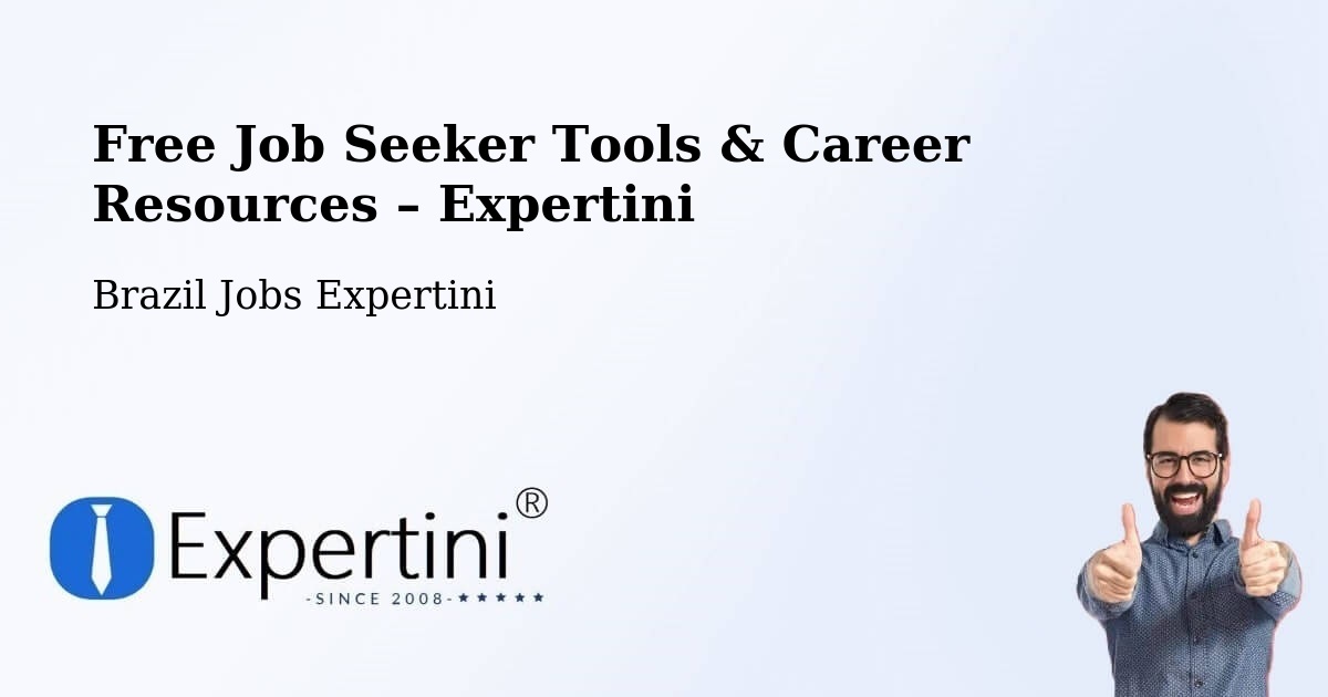Free Job Seeker Tools & Career Resources – Joinville - Joinville, Brazil Jobs Expertini